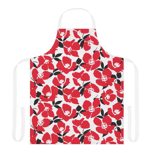 Apron | Red & Black | Poppy
