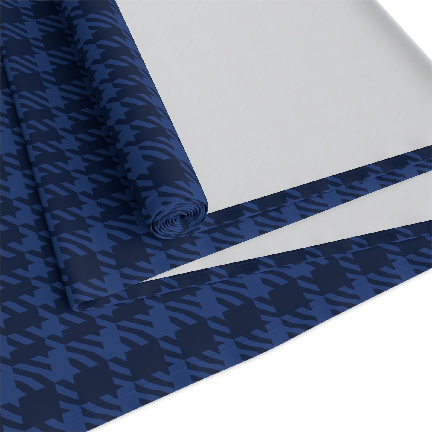 Table Runner | Navy & White | Tweed
