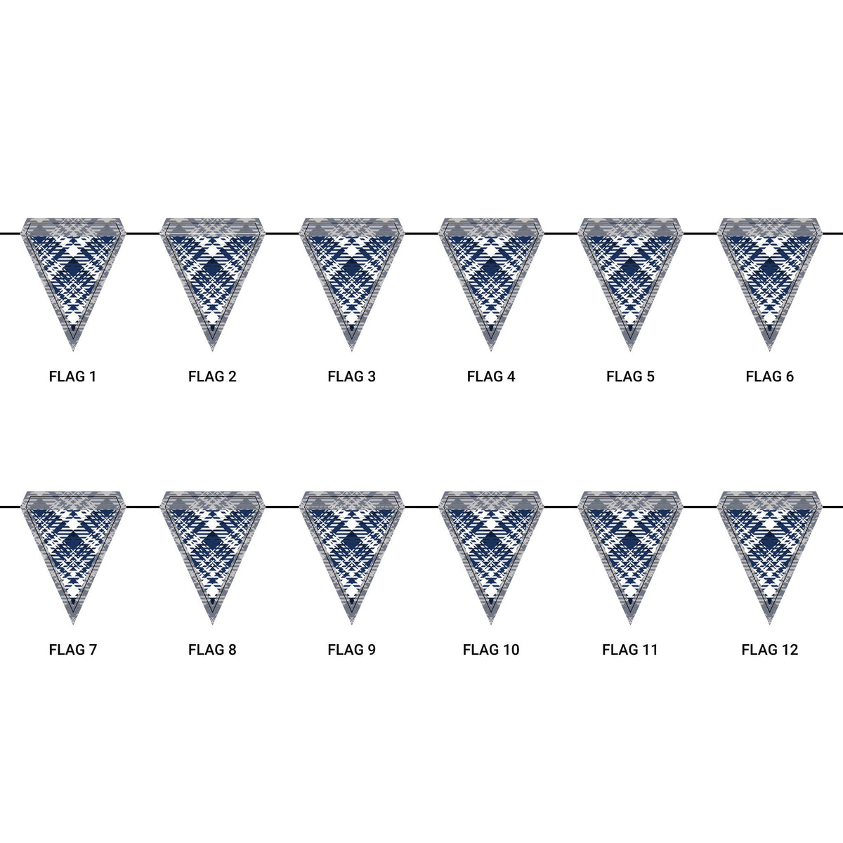 Flag Garland | Provo, Utah | Tartan