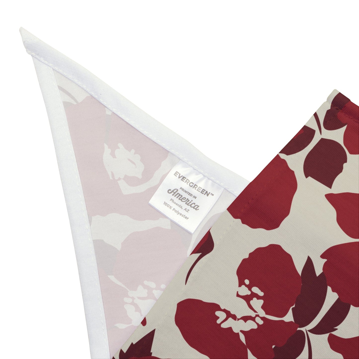 Pet Bandana | Maroon & White | Poppy
