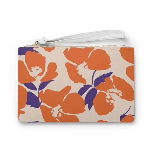 Clutch Bag | Clemson, SC | Poppy