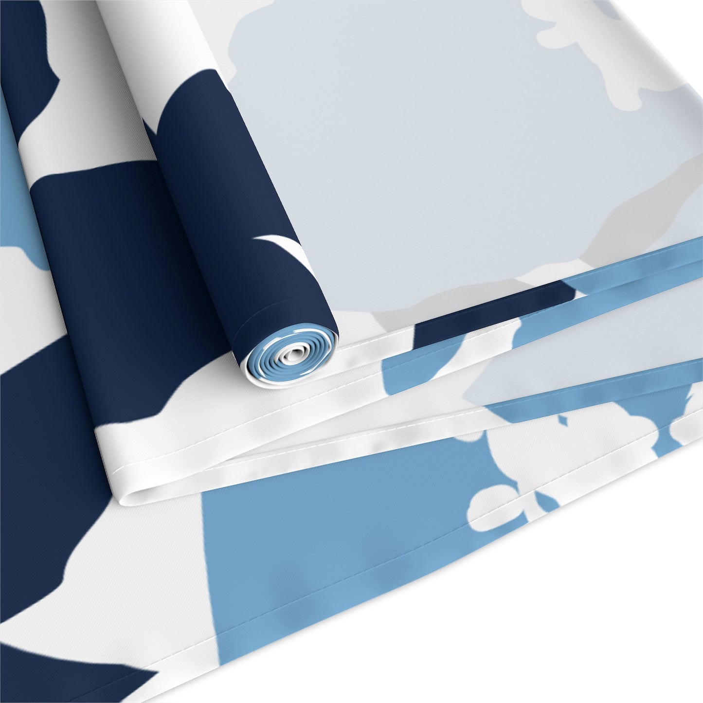 Table Runner | Light Blue & White | Poppy