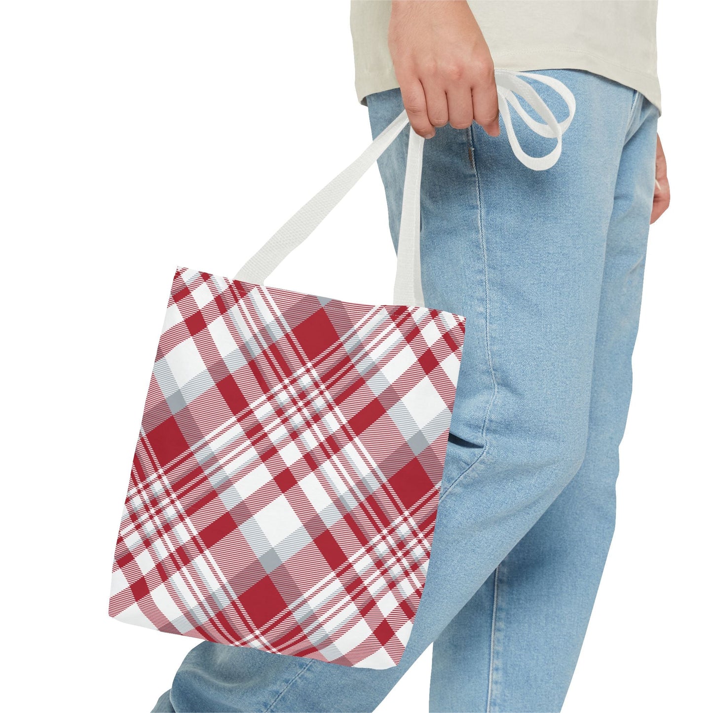 Totes | Red & Gray | Tartan