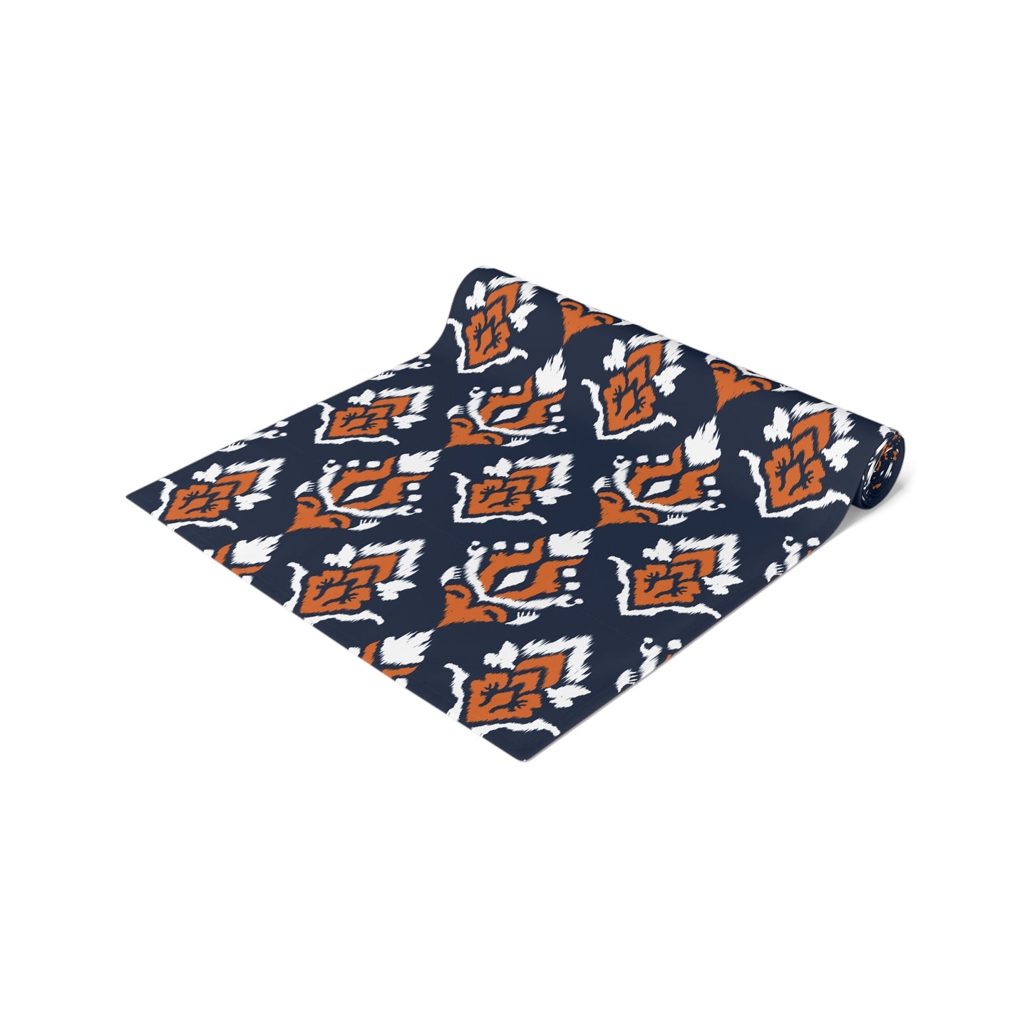 Table Runner | Orange & Blue | Ikat