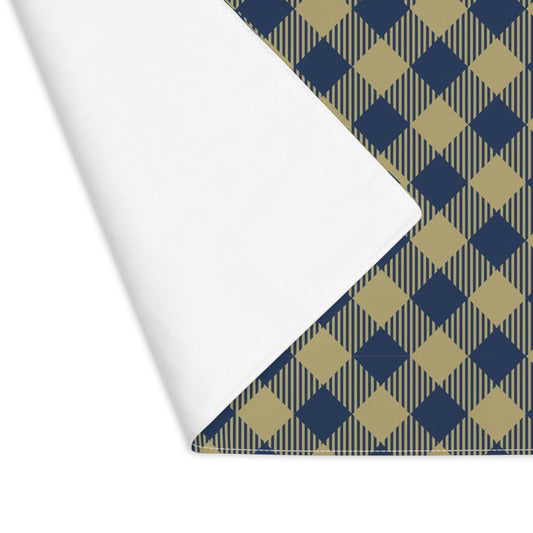 Placemat | Blue & Gold | Gingham