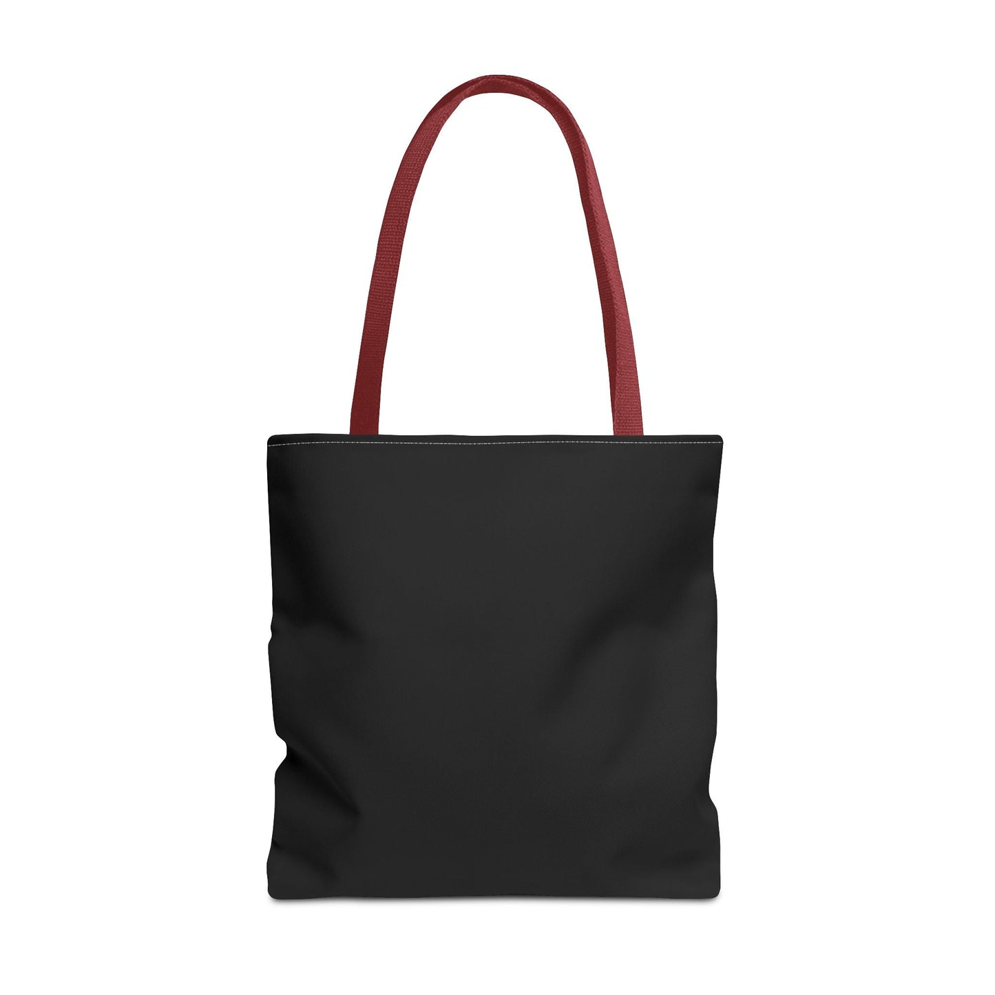 Tote Bag | Red & Black | Black