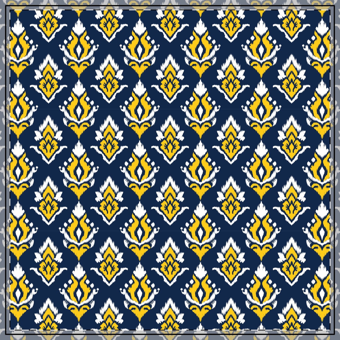 Tablecloth | Yellow & Blue | Ikat