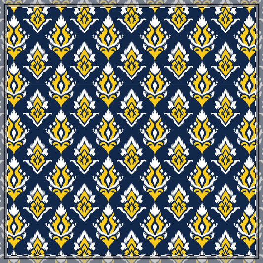 Tablecloth | Yellow & Blue | Ikat