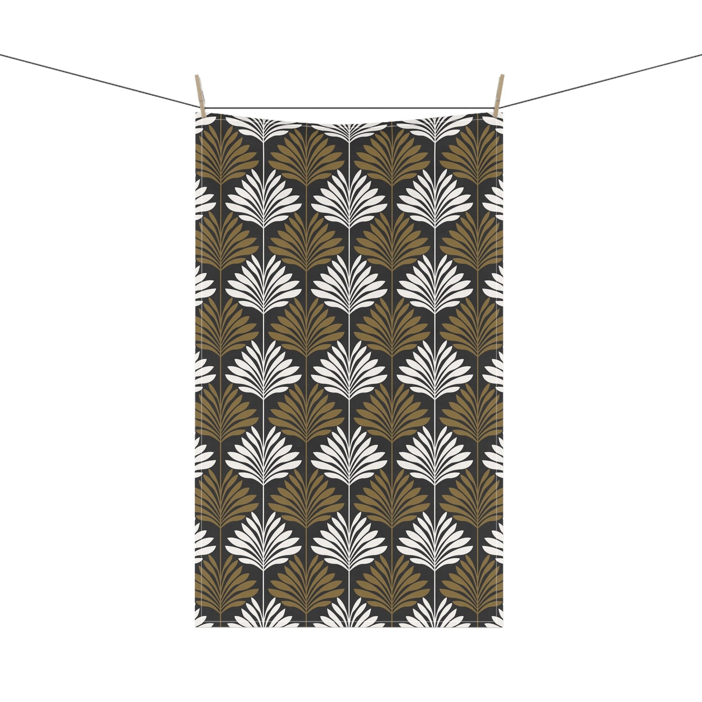 Tea Towel | Black & Gold | Deco