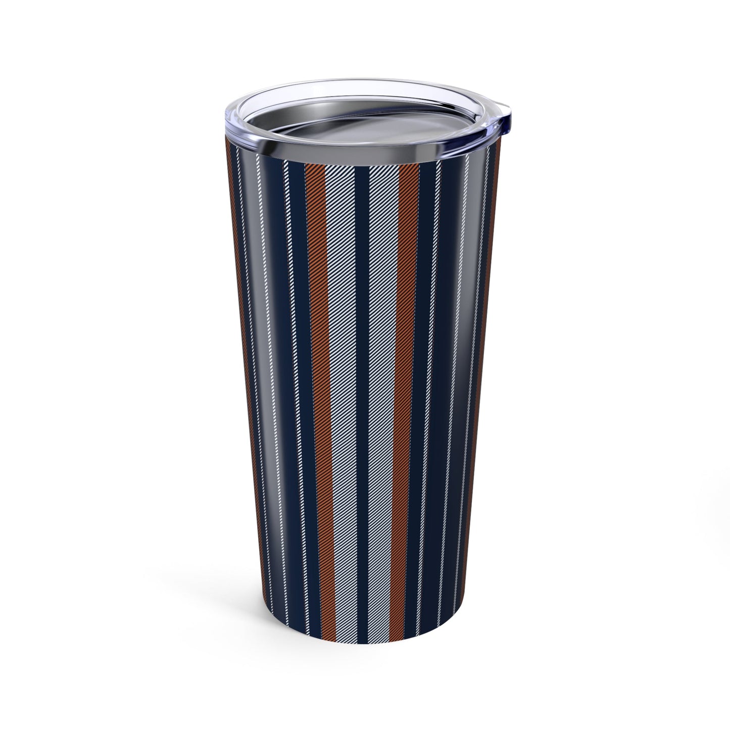 Tumbler | Orange & Blue | Stripe