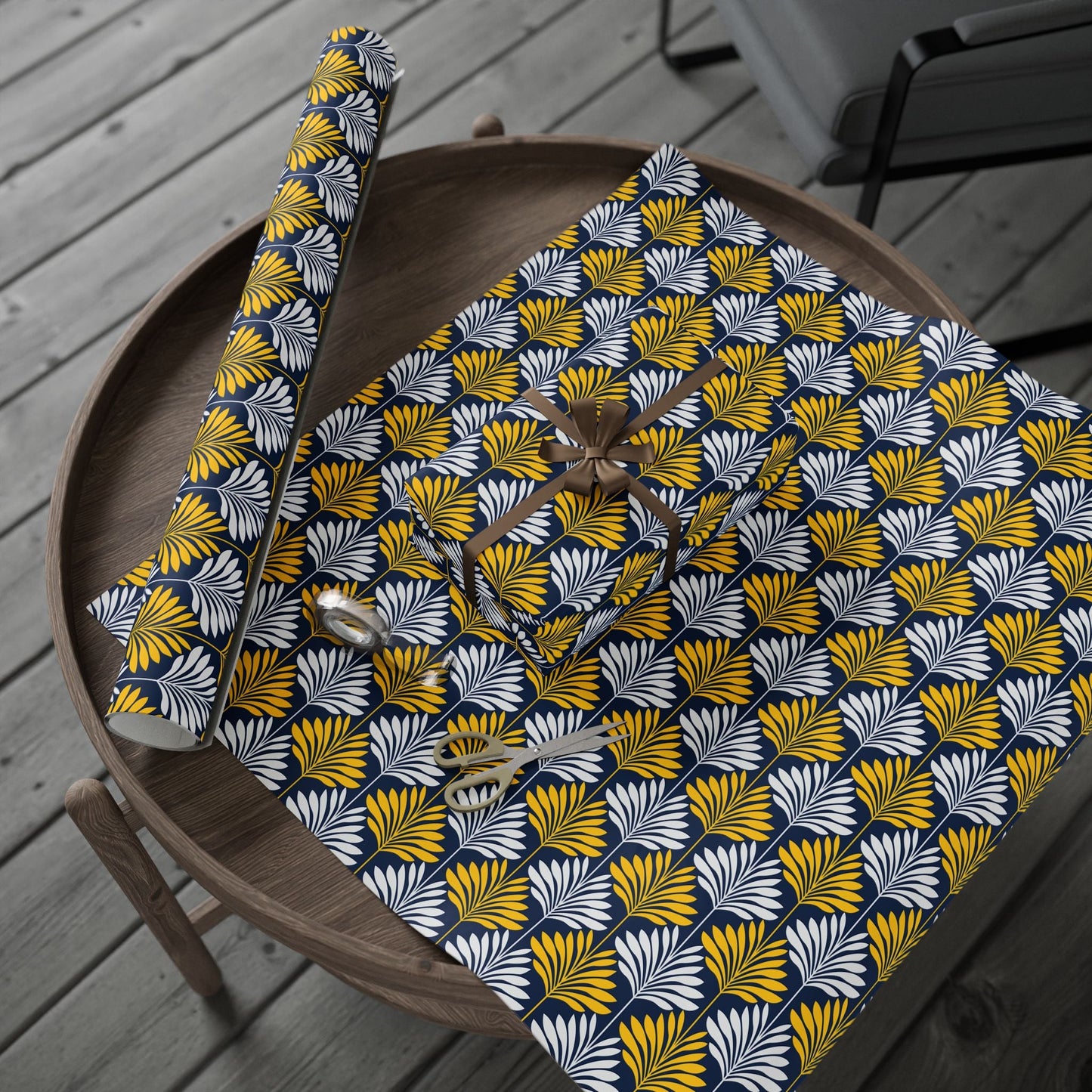 Gift Wrap | Yellow & Blue | Deco