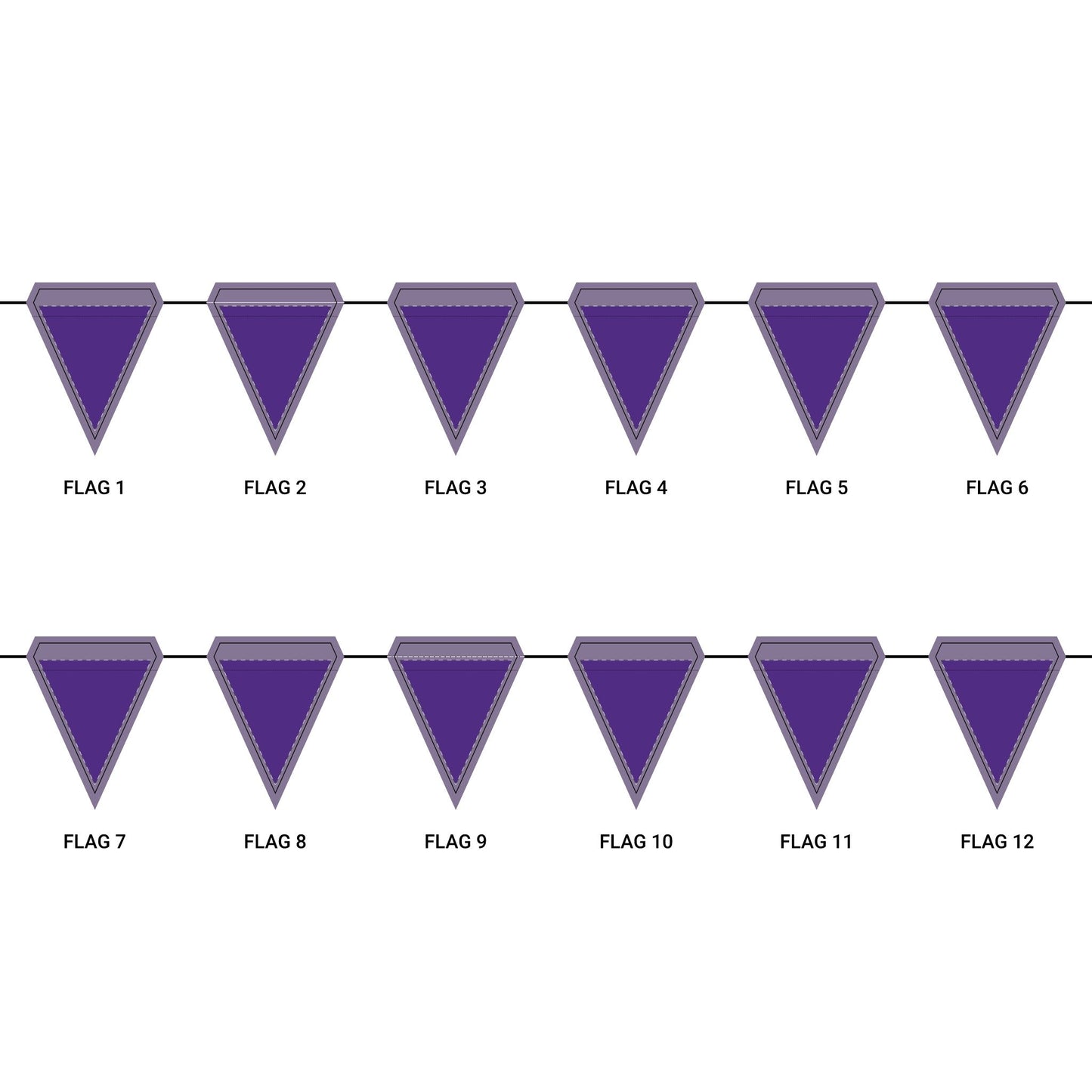 Flag Garland | Baton Rouge, Louisiana | Dark�
