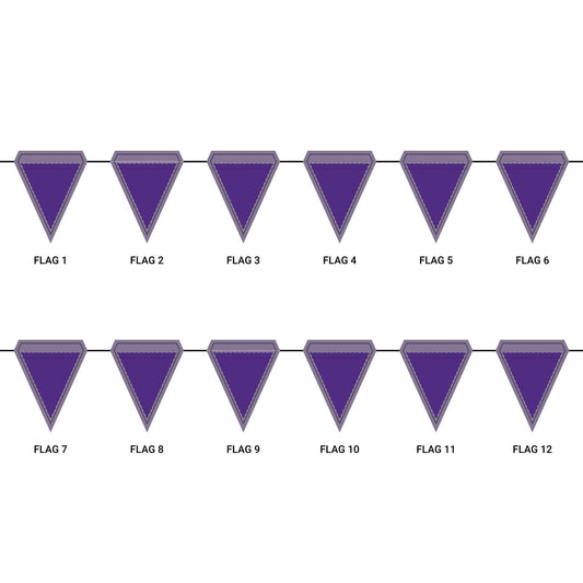 Flag Garland | Baton Rouge, Louisiana | Dark�