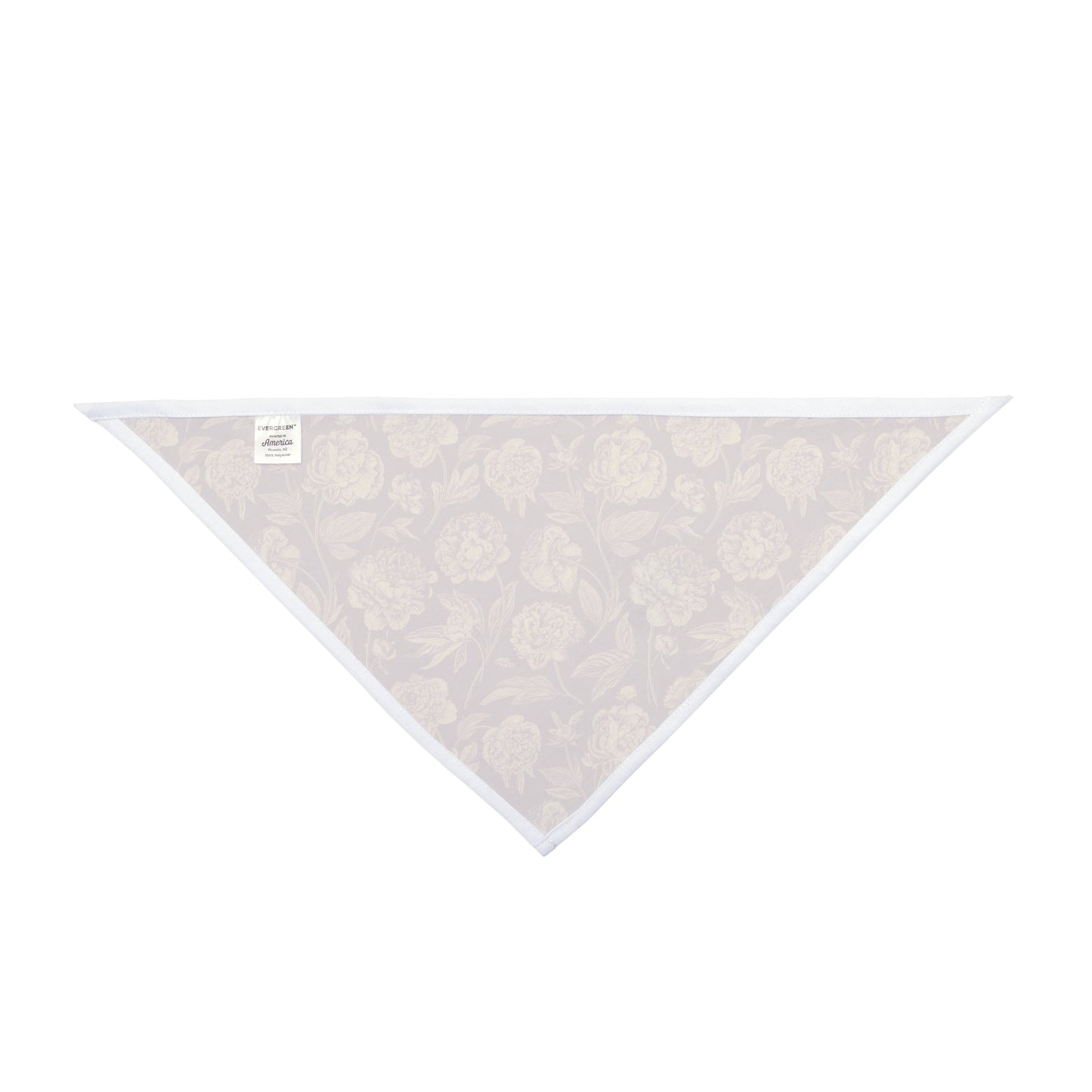 Pet Bandana | Maroon & Gold | Peony