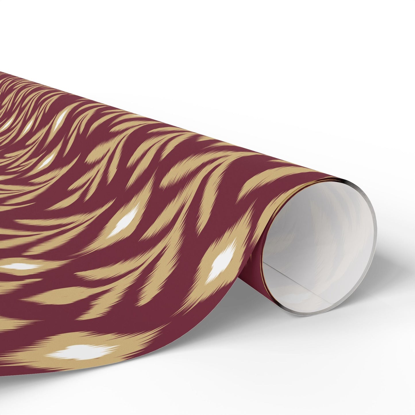 Gift Wrap | Maroon & Gold | Laurel