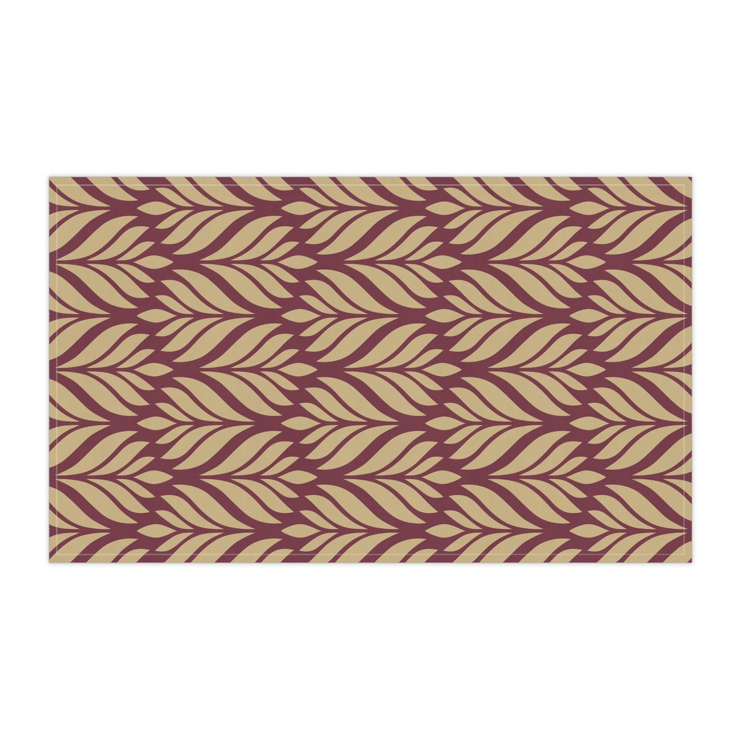 Tea Towels | Maroon & Gold | Palm