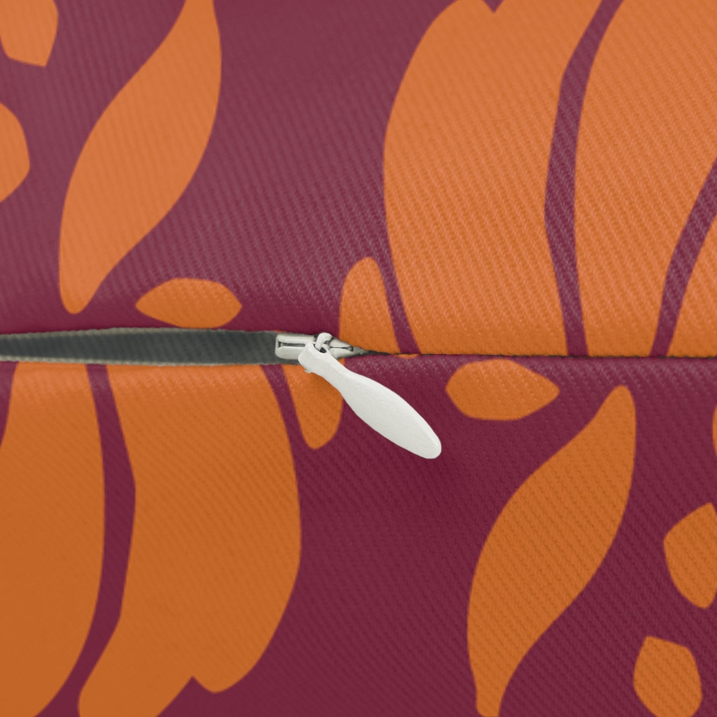 Pillow | Maroon & Orange | Bellis
