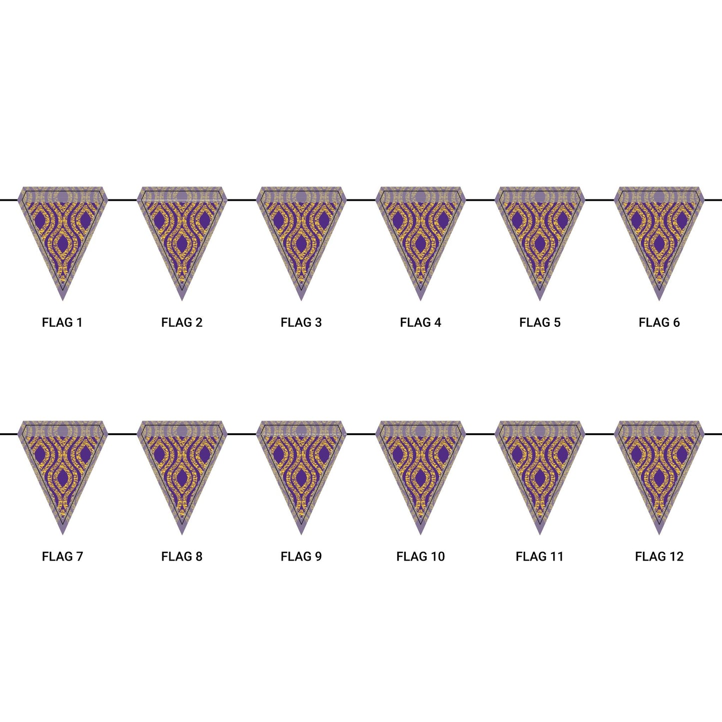 Flag Garland | Baton Rouge, Louisiana | Ogee