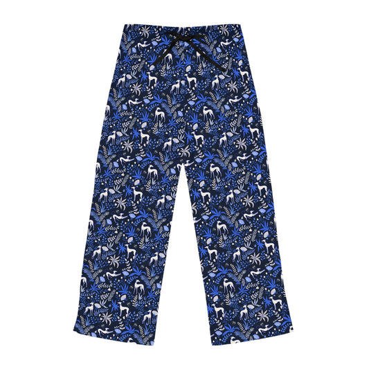 Adult PJ Pants | Greyhounds | Blue Fern