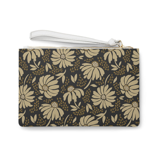 Clutch Bag | Black & Gold | Bellis