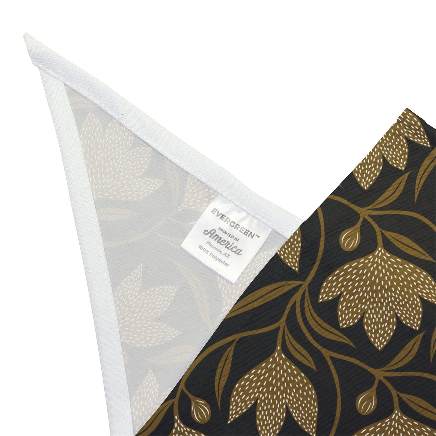 Pet Bandana | Black & Gold | Magnolia