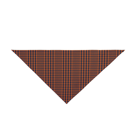 Pet Bandana | Orange & Blue | Tweed