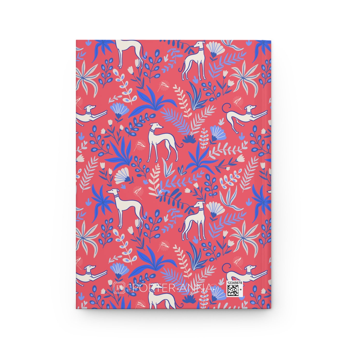 Monogram Journal | Greyhounds | Pink Fern