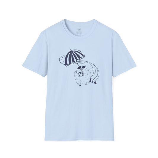 NYP Adult Tee | Raccoon Umbrella