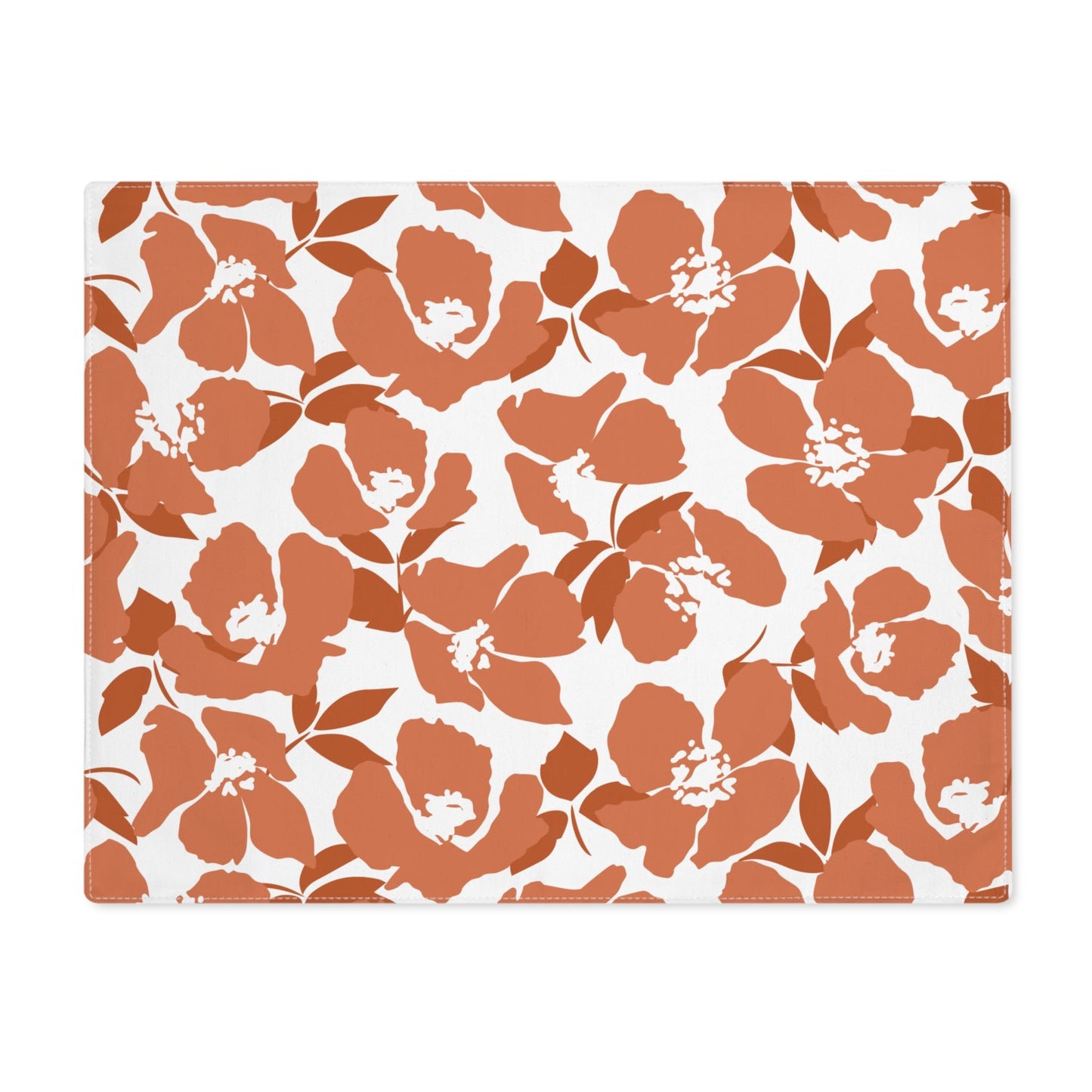 Placemat | Dark Orange & White | Poppy