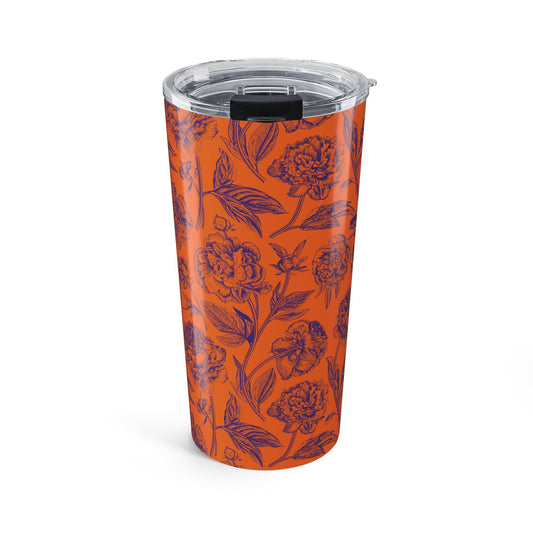 Tumbler | Clemson, South Carolina | Peony