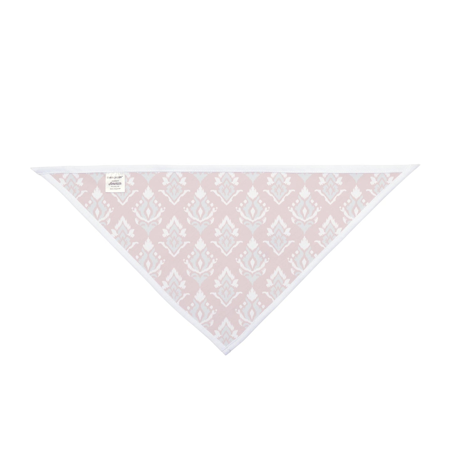 Pet Bandana | Red & Gray | Ikat