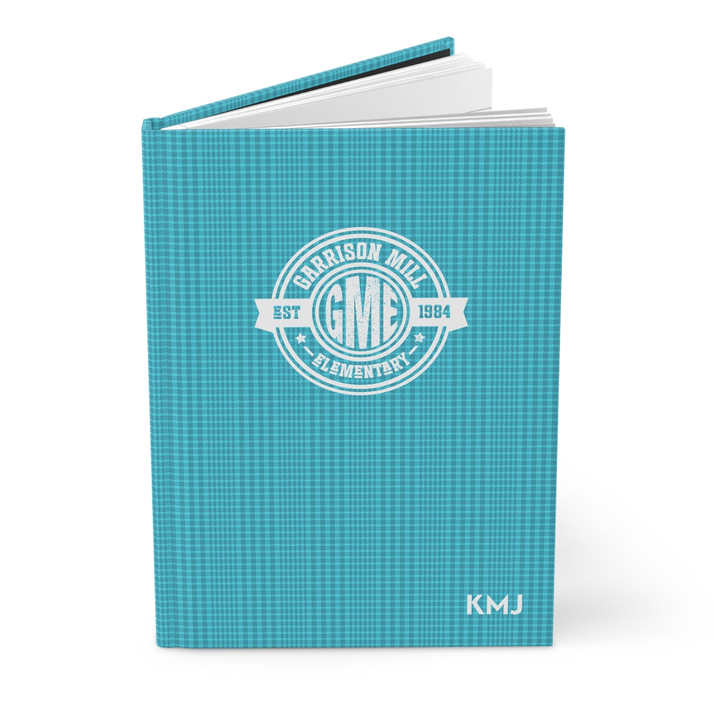 Monogram Journal | Greyhounds | Teal Tartan