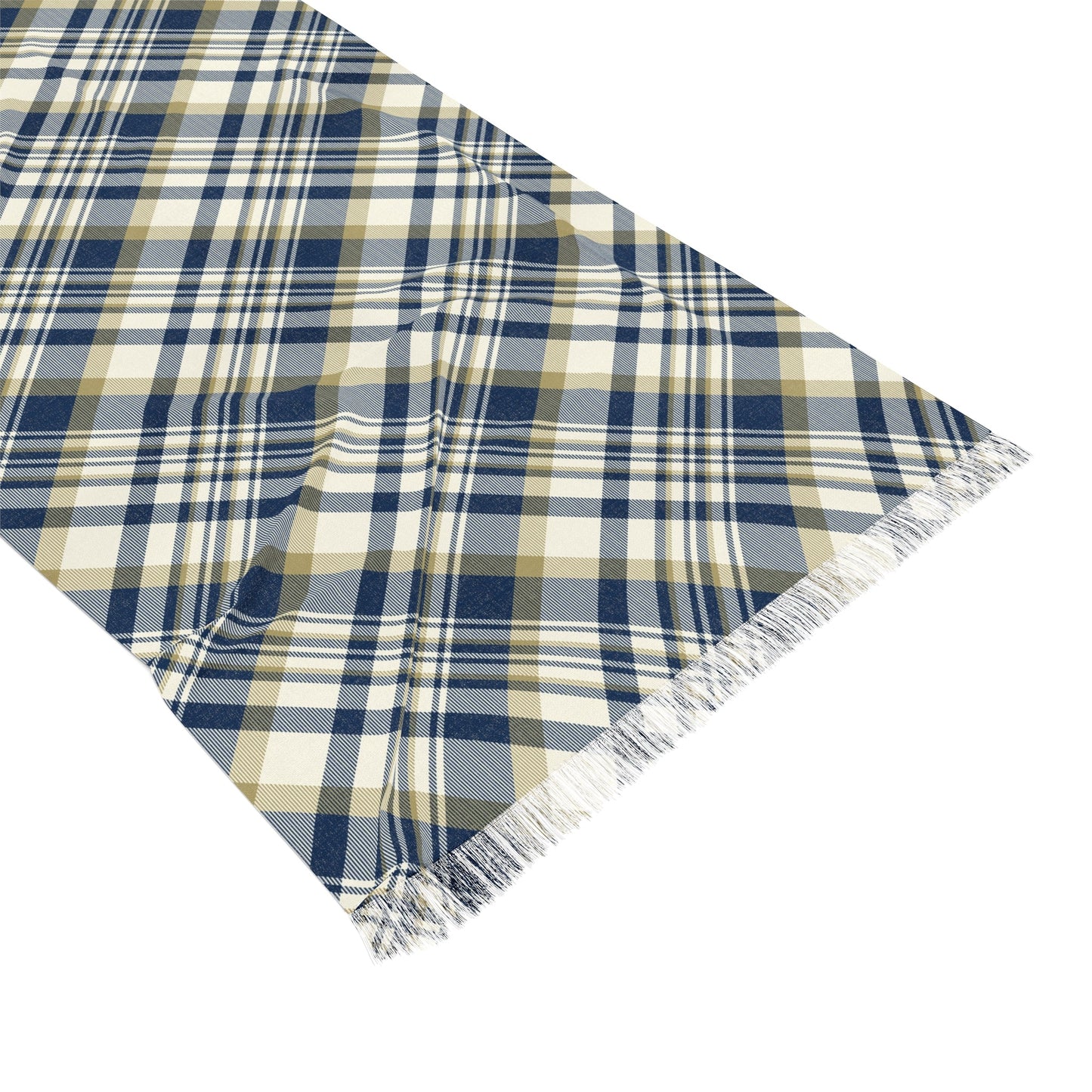 Scarf | Blue & Gold | Tartan