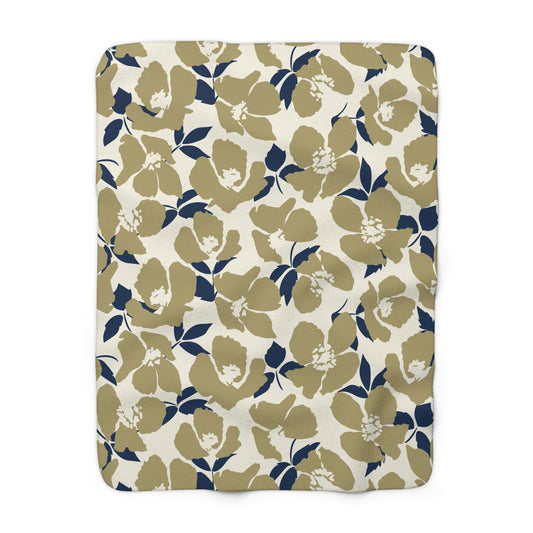 Sherpa Fleece Blanket | Atlanta, Georgia | Poppy