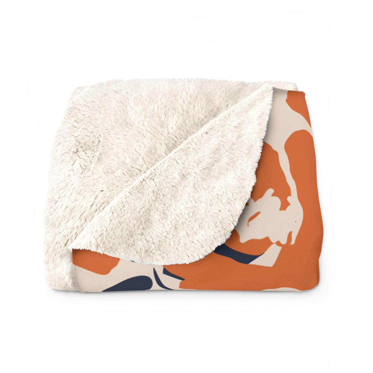Sherpa Fleece Blanket | Auburn, Alabama | Poppy