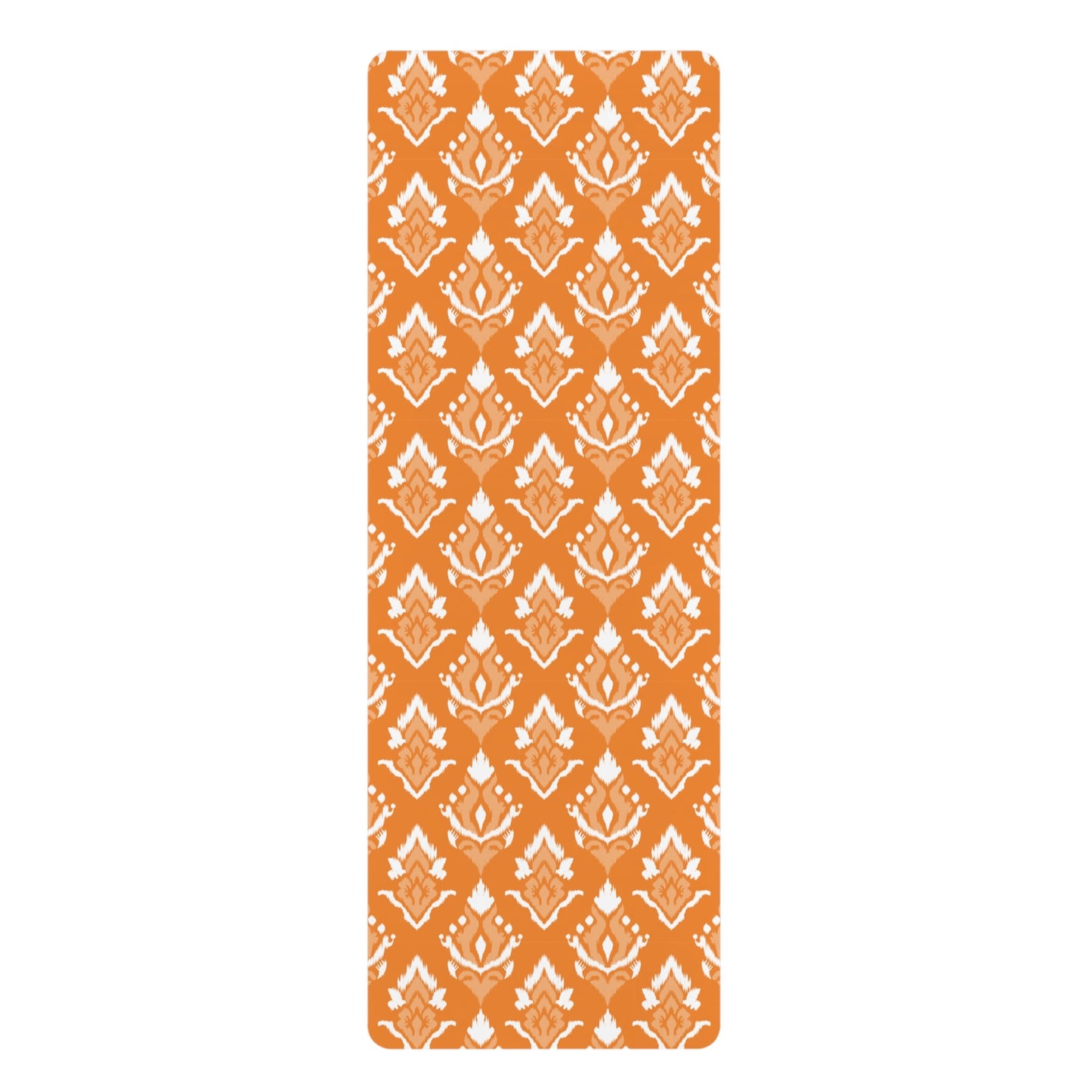 Yoga Mat | Orange & White | Ikat