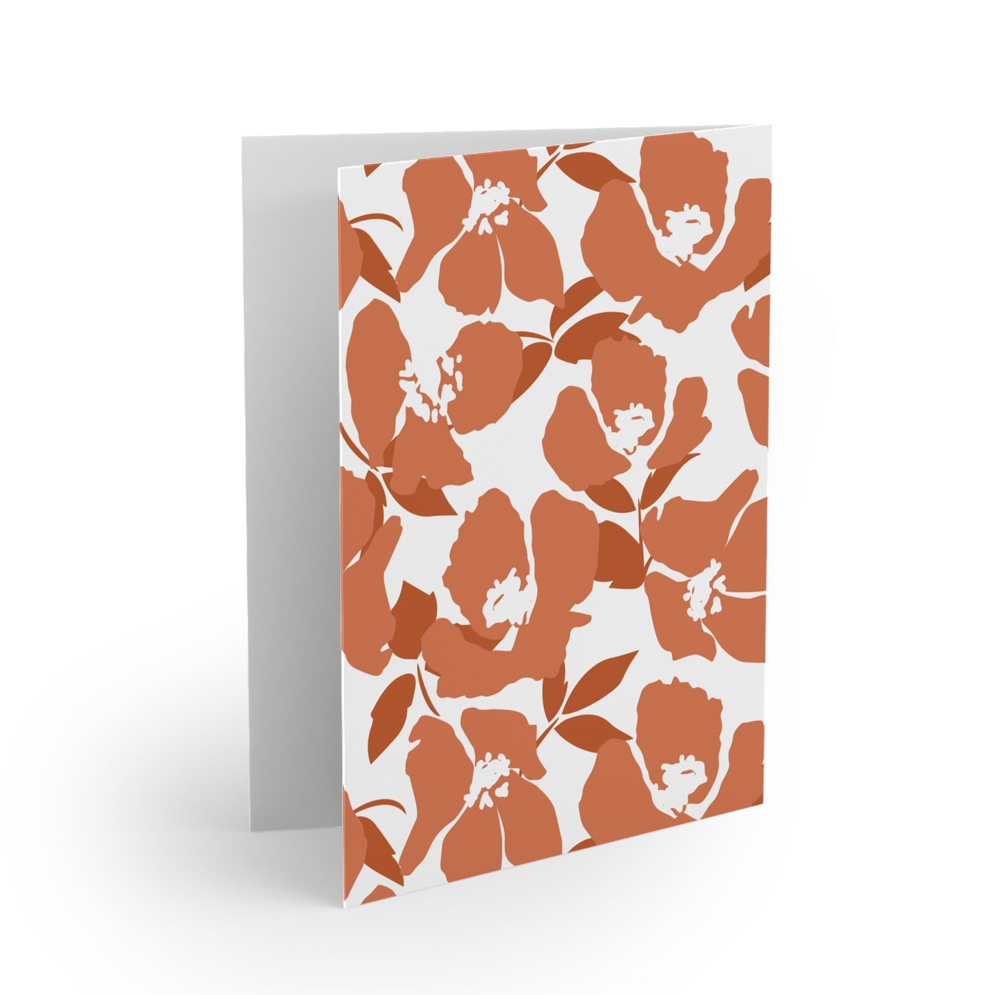 Notecards | Dark Orange & White | Poppy