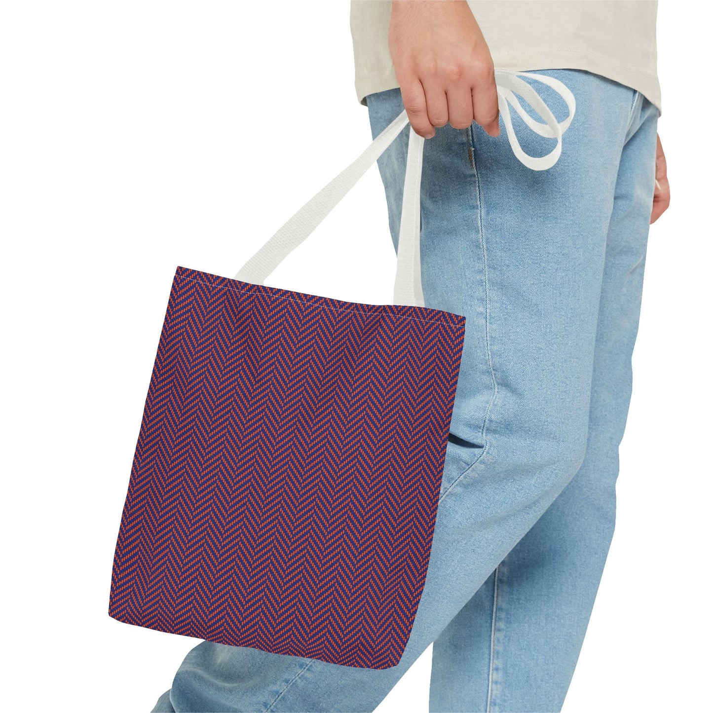 Totes | Bright Blue & Orange | Herringbone