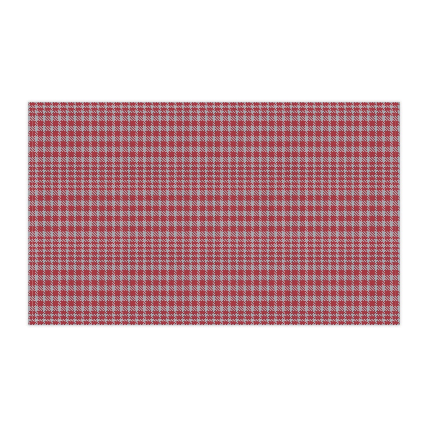 Tea Towels | Red & Gray | Tweed
