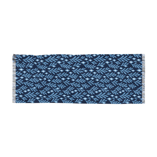 Scarf | Light Blue & White | Laurel