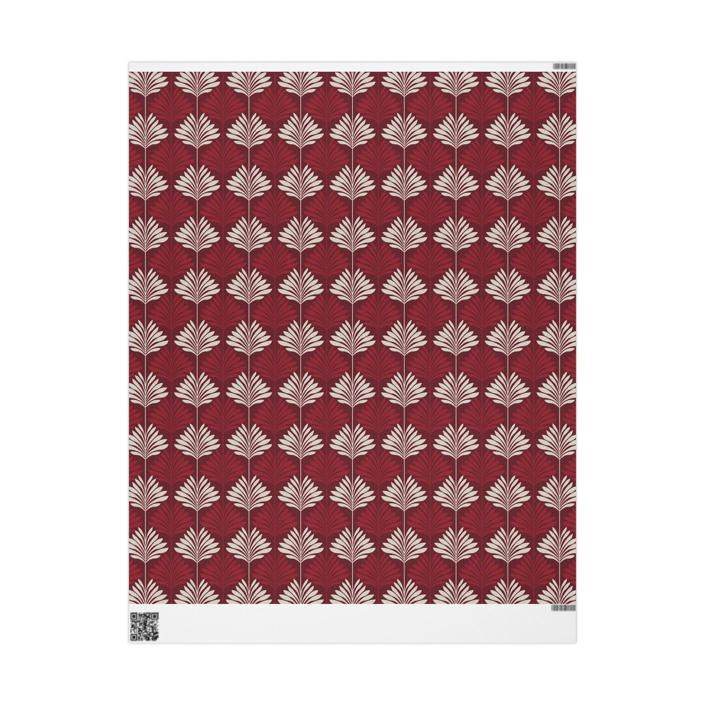 Gift Wrap | Maroon & White | Deco