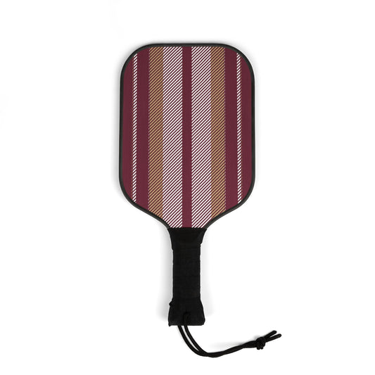 Pickleball Paddle Kit | Maroon & Gold | Stripe