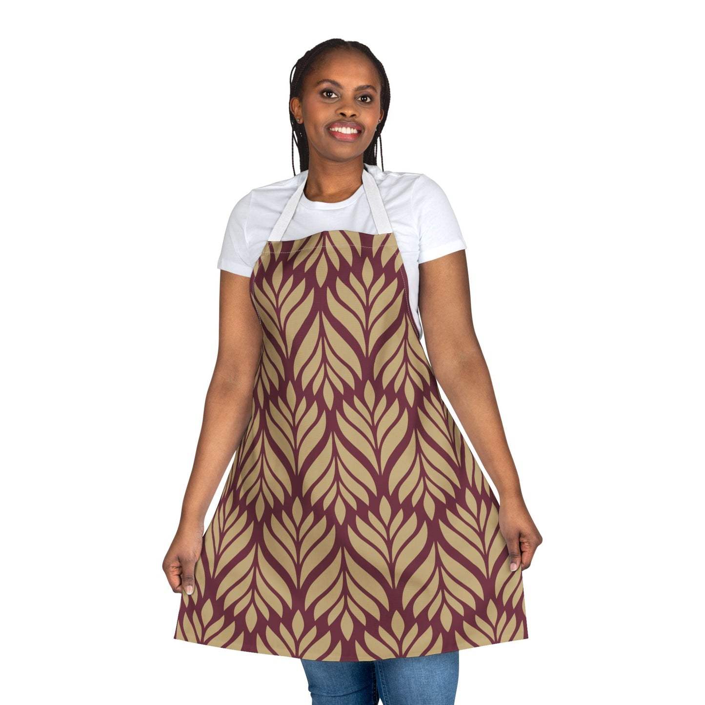 Apron | Maroon & Gold | Palm