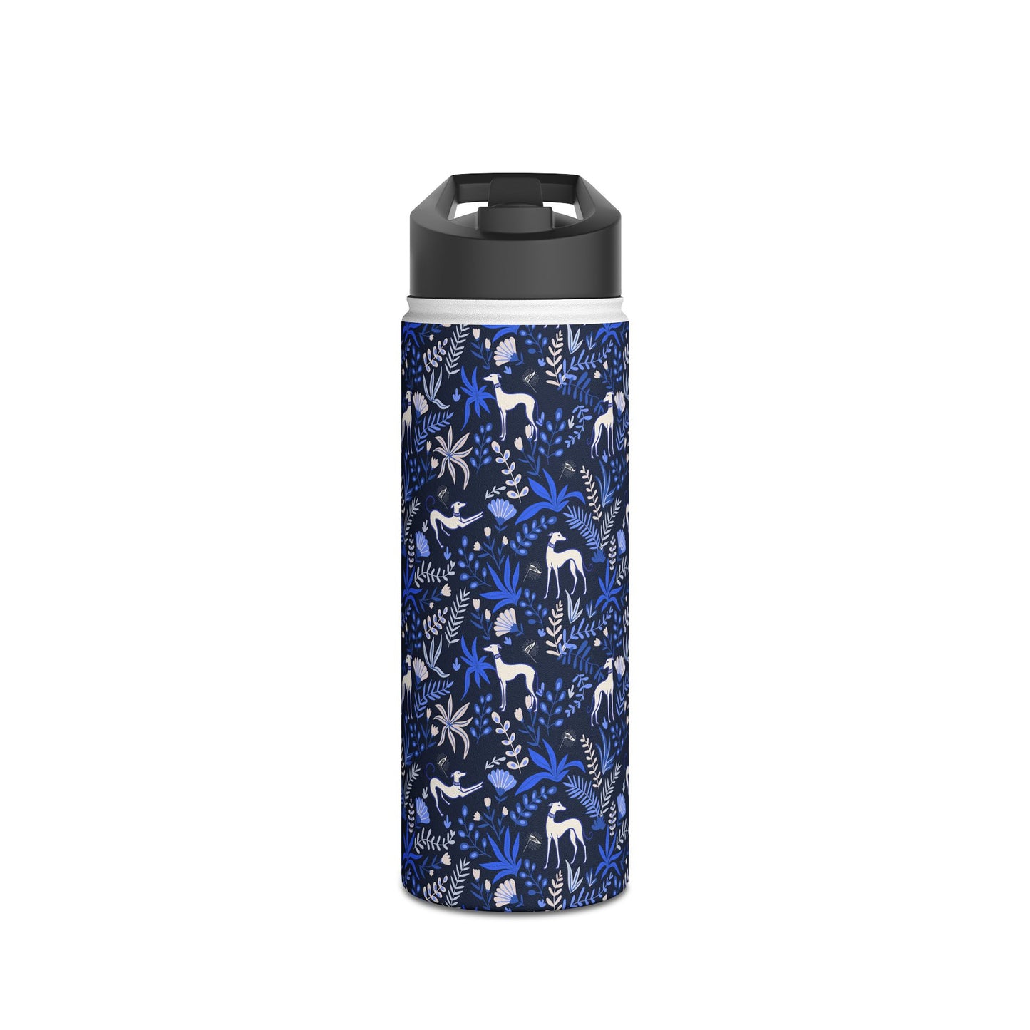 Insulated Water Bottle | Greyhounds | Blue Fern