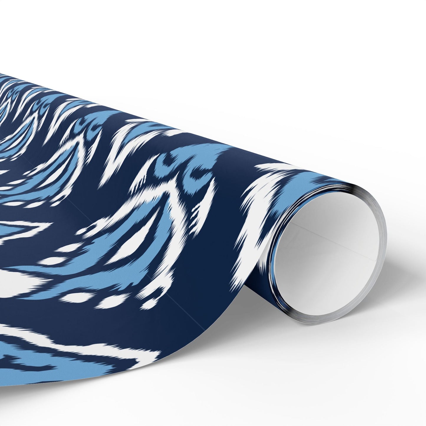 Gift Wrap | Light Blue & White | Ikat