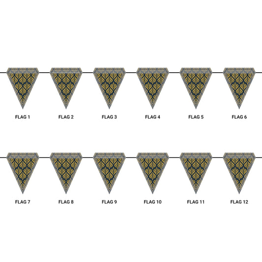 Flag Garland | Notre Dame, Indiana | Palm