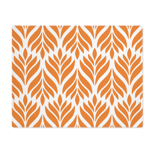 Placemat | Orange & White | Palm