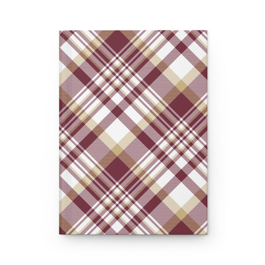 Journal | Maroon & Gold | Tartan