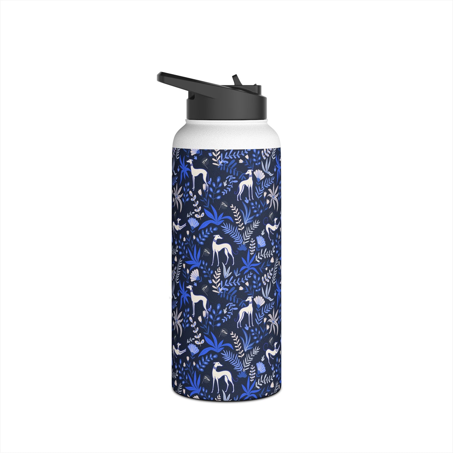 Insulated Water Bottle | Greyhounds | Blue Fern