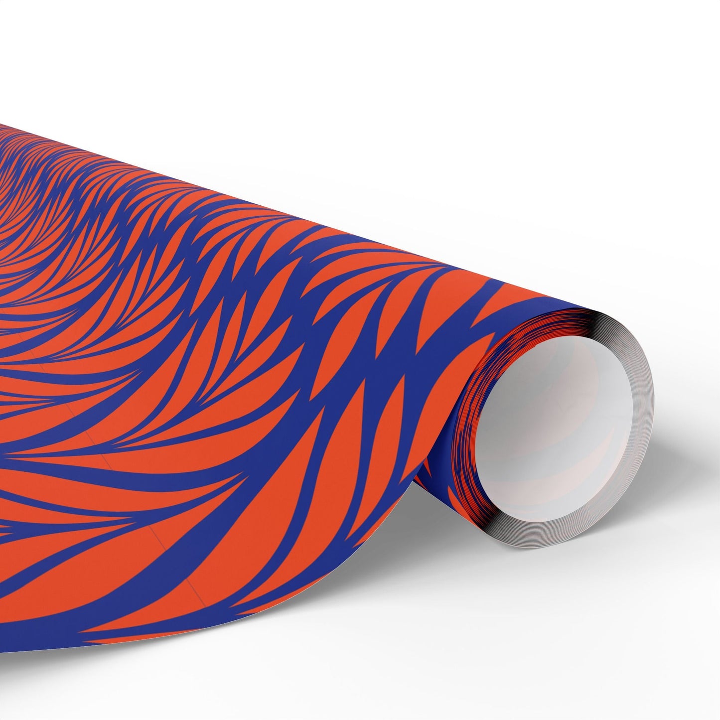 Gift Wrap | Bright Blue & Orange | Palm